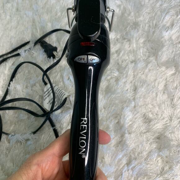 Revlon Black Silver Curling Iron 1.5" diameter EUC - Picture 3 of 5